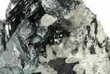 Shiny Hematite With Quartz Crystals - Italy #280529-1